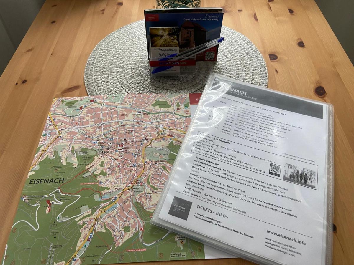 Ferienwohnung Schlossberg Wohnung 2 Eisenach Exteriör bild